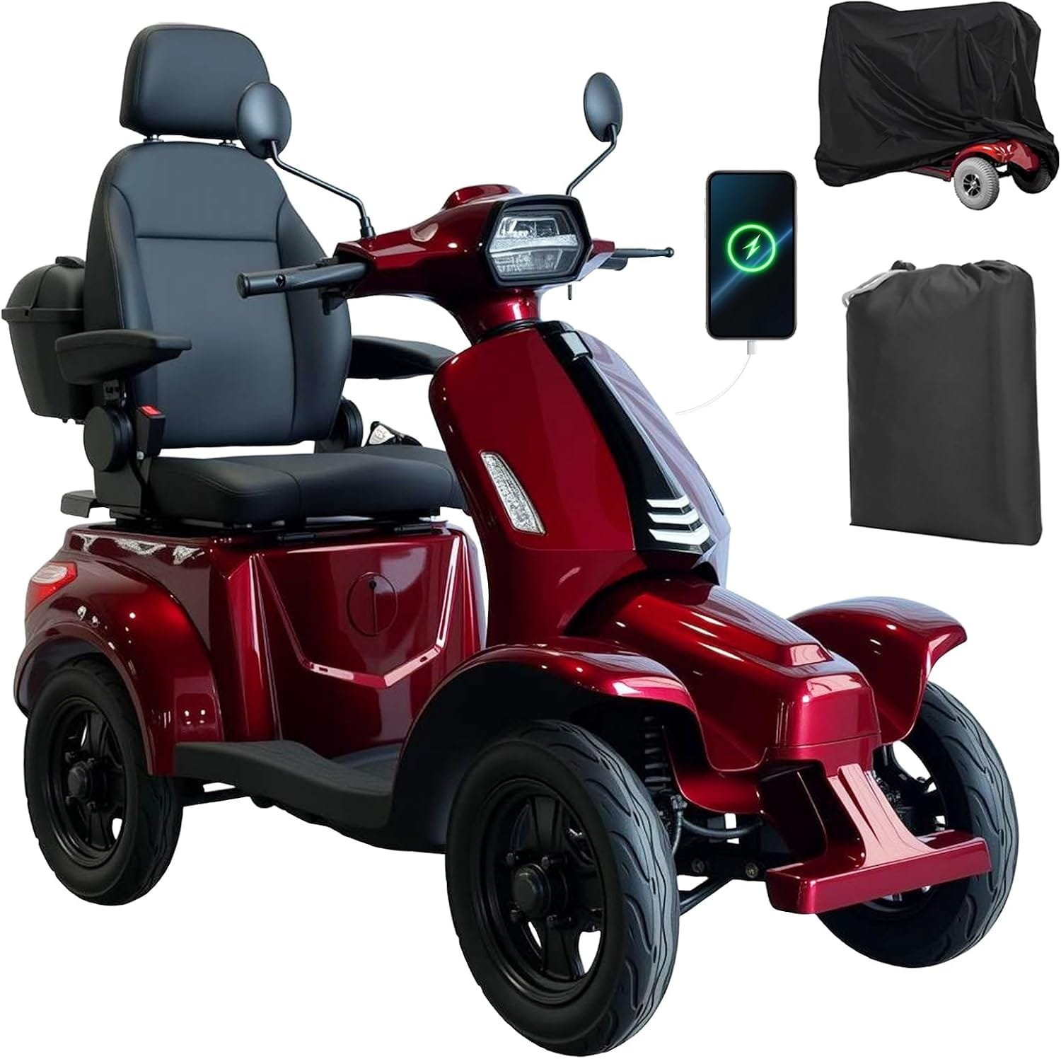 Potente scooter de movilidad para adultos