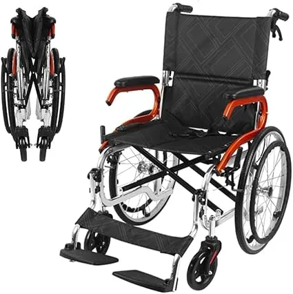 Silla de ruedas ultraligera plegable