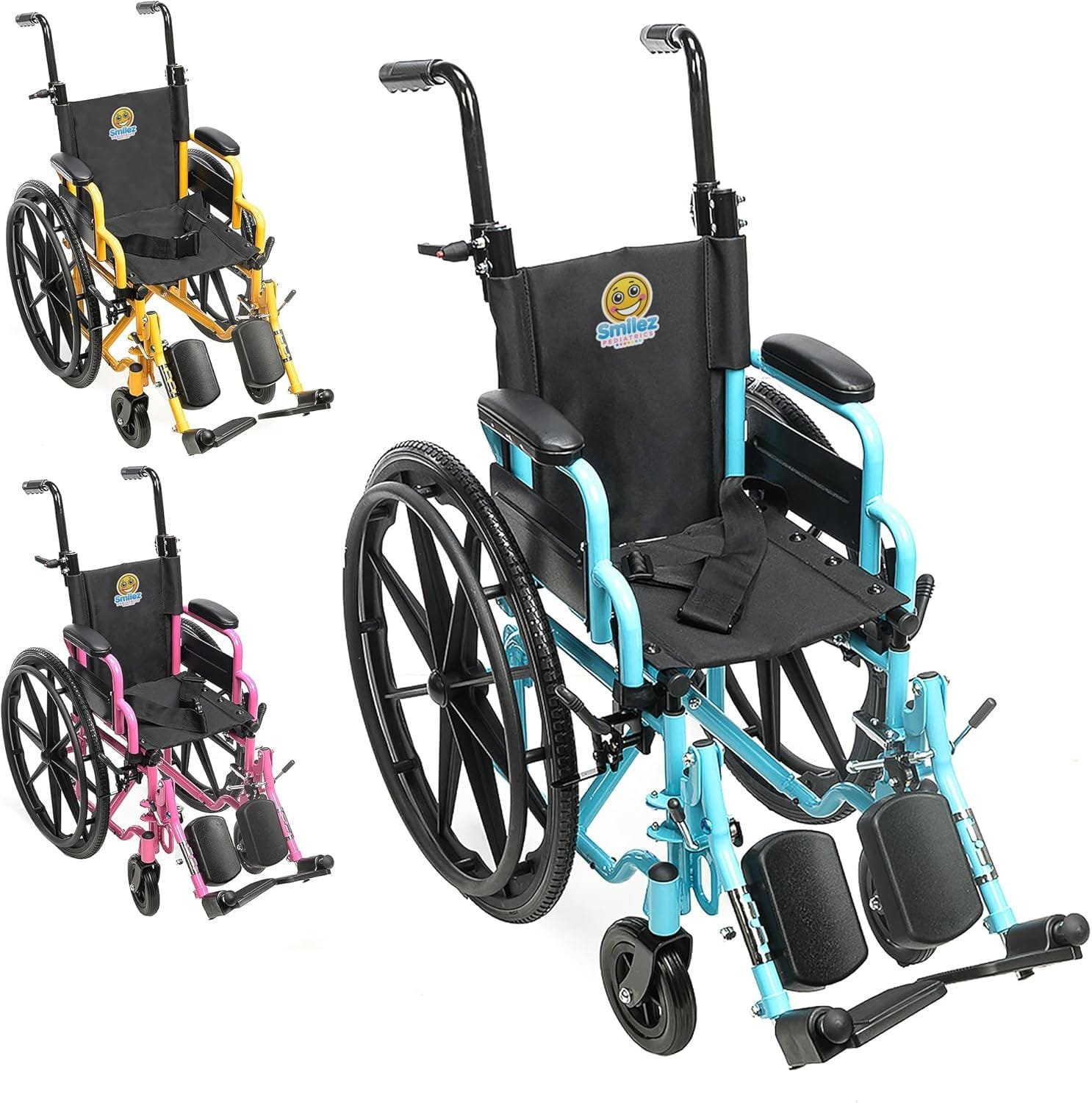 Silla de ruedas estrecha plegable de 12 o 14