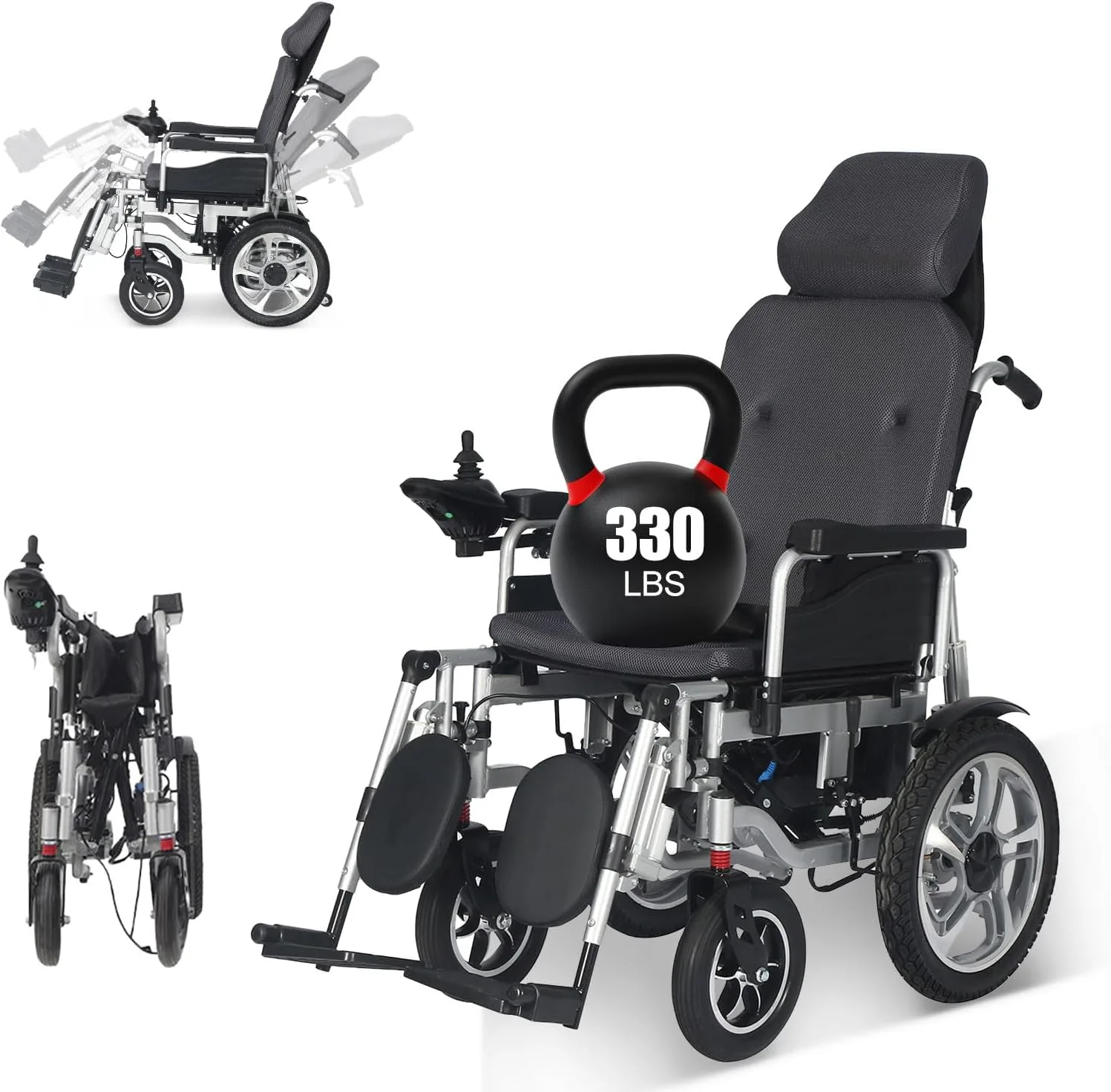 Silla de ruedas eléctrica reclinable