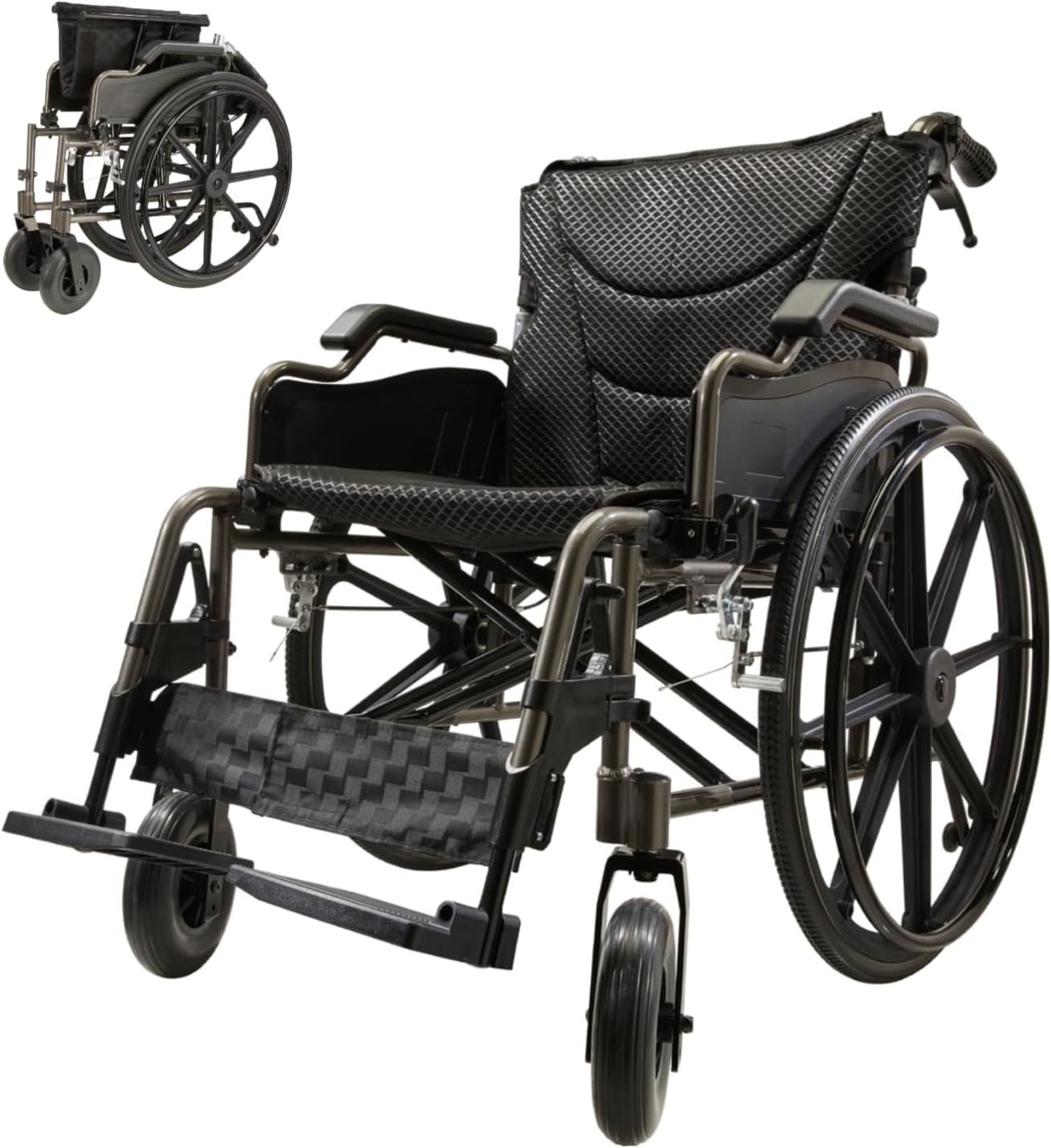 Silla de ruedas plegable ligera