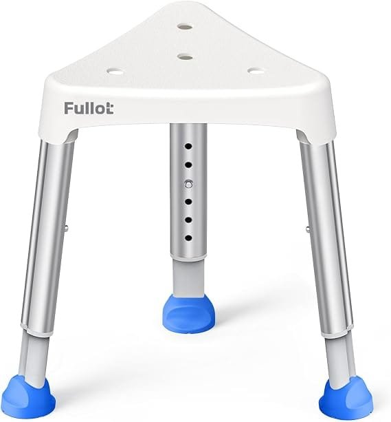 Silla de ducha giratoria deslizante