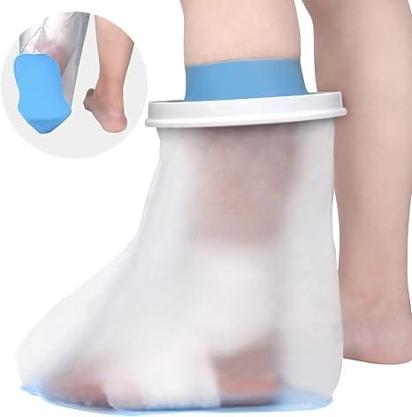 Funda impermeable para pies para ducha de adultos