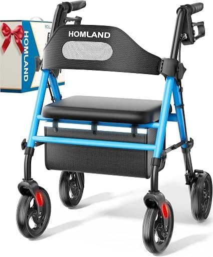 Andador plegable con asiento