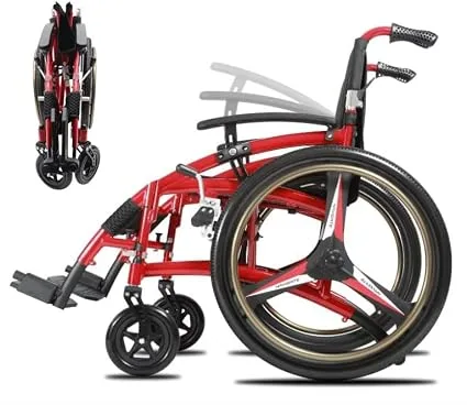Silla de ruedas manual ultraligera