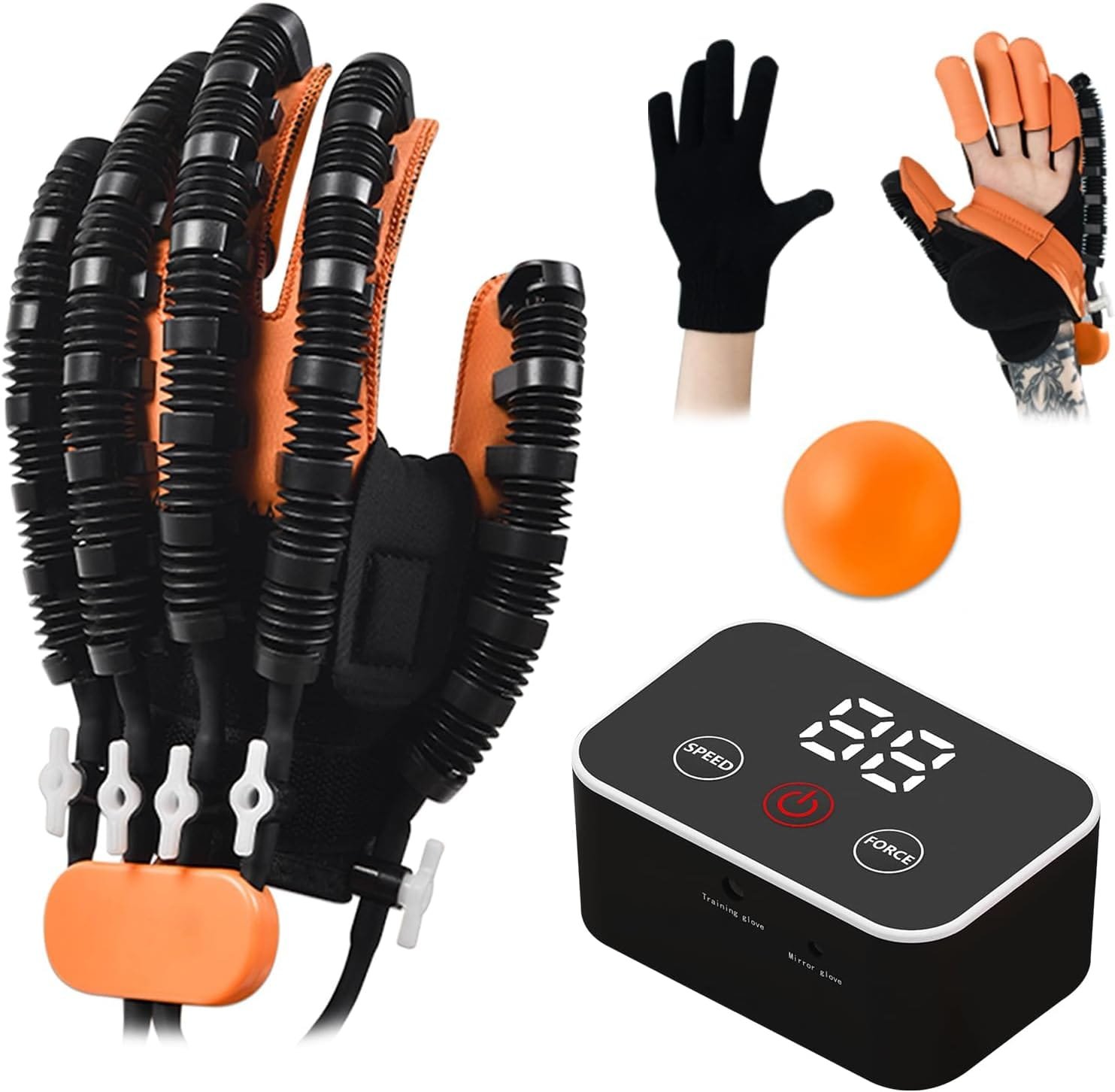 Guantes robot de rehabilitación ejercitador
