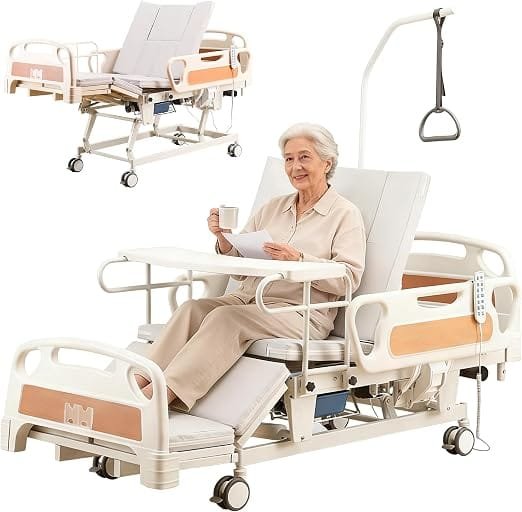 Cama de hospital eléctrica completa para el hogar