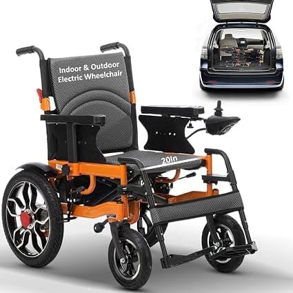 Silla de ruedas eléctrica compacta para terrenos difíciles