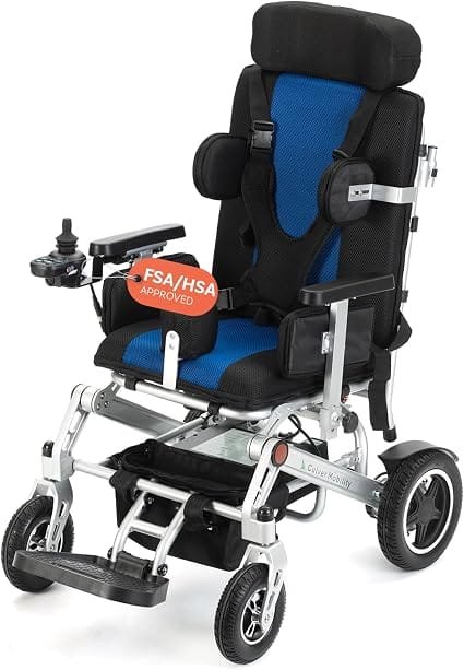 Silla de ruedas eléctrica multiusos para parálisis cerebral